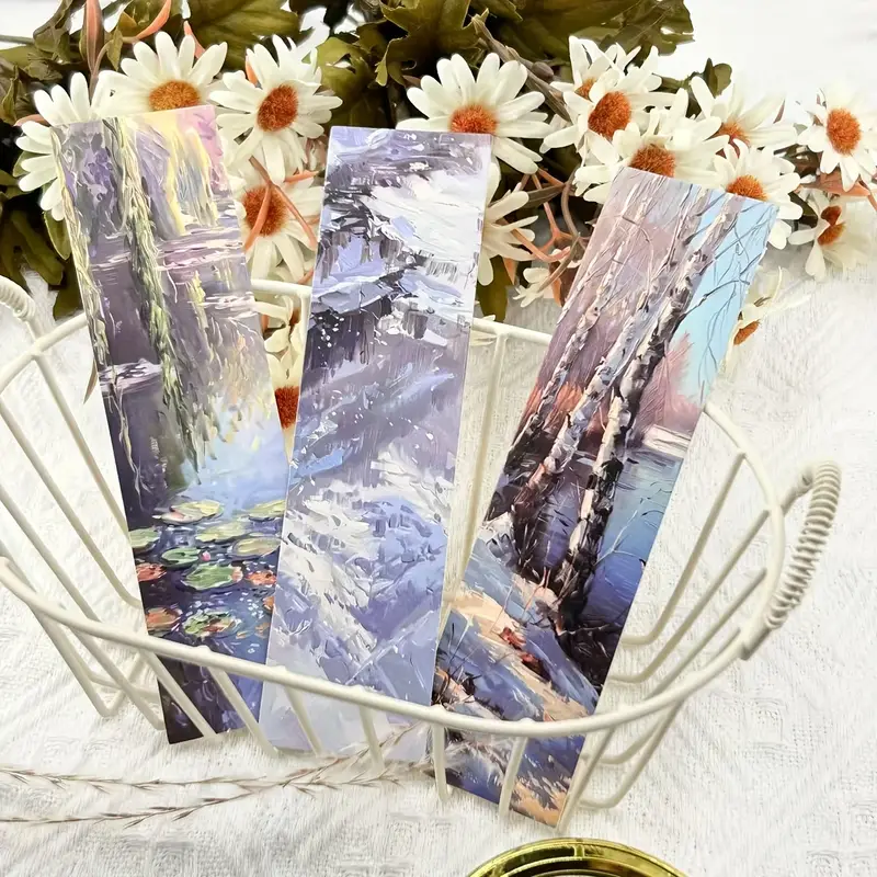 Oil Painting Bookmarks β 5 Pcs - Image 3