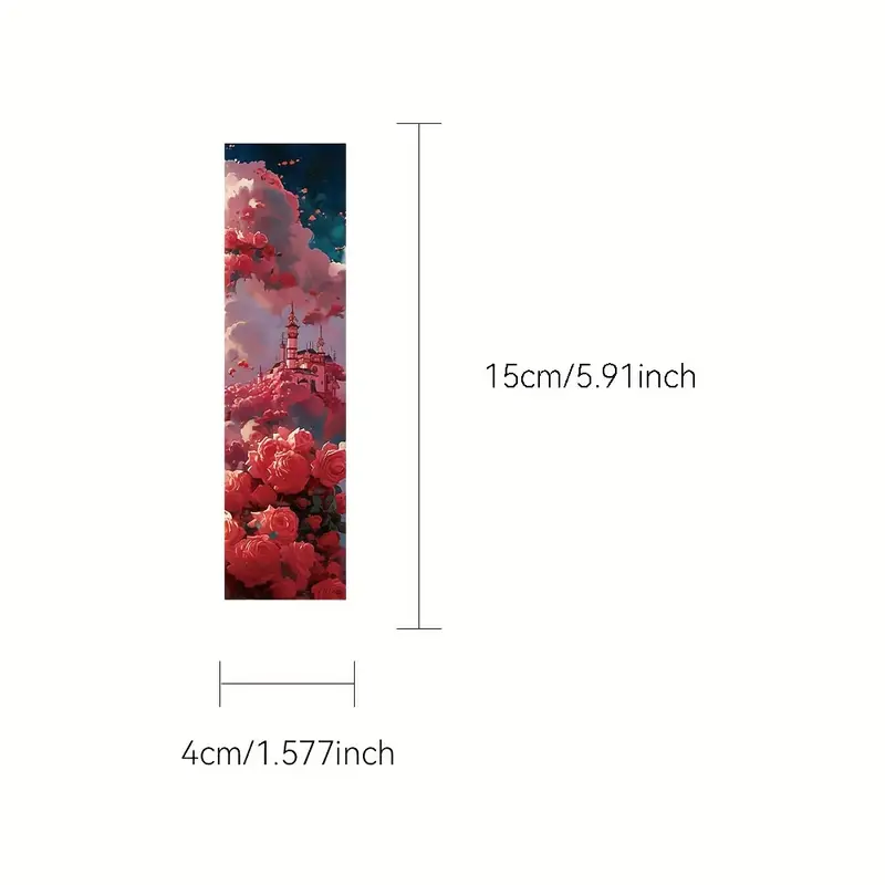 Elegant Rose-Themed Decorative Stickers โ 5 pcs - Image 4
