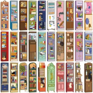 Cat Shaped Bookmarks โ 5 pcs