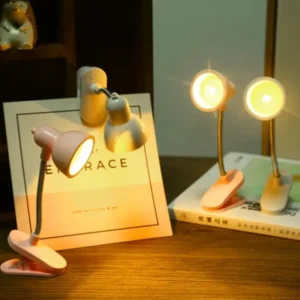 Mini LED Clip-On Book Light – Portable Flexible Desk & Reading Night Lamp for Book Lovers 💡📚
