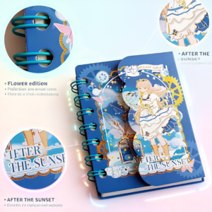 "After The Sunset" Anime Fantasy Spiral Journal  📖✨