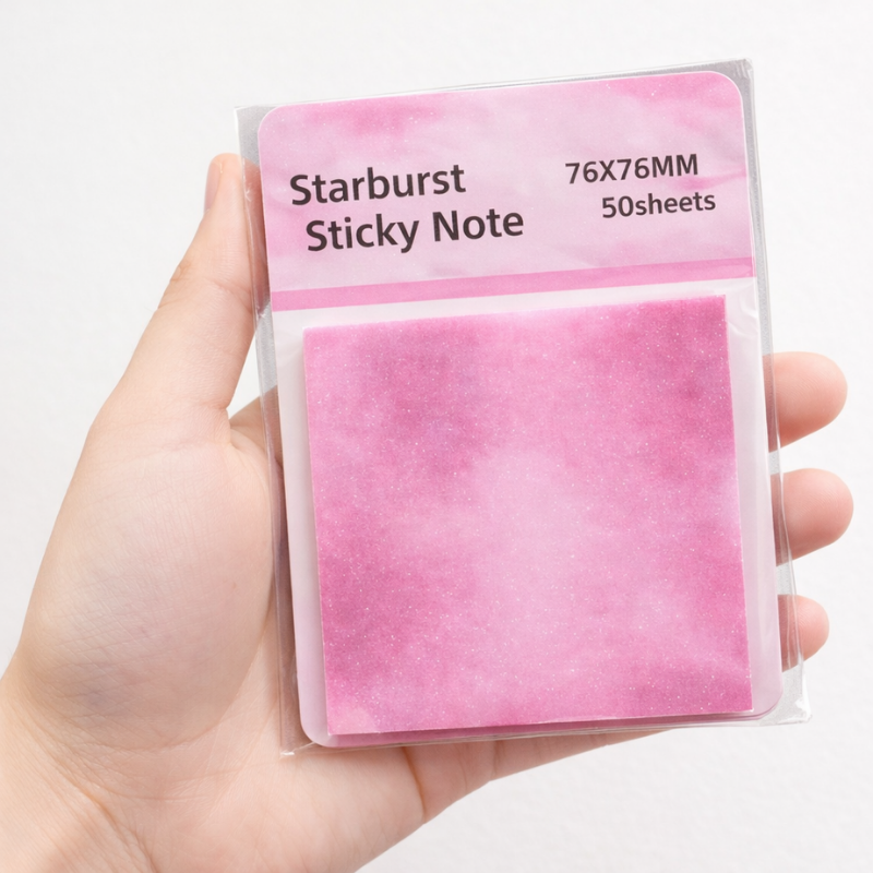 Starburst Watercolor Dream Glittery Sticky Notes 🗒️✨ - Image 4