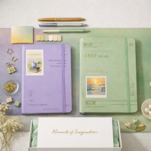 "Moments of Imagination" Hardcover Pastel Life Planner & Diary 🌸🔮🌿