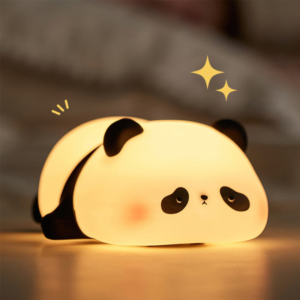 Cute Animal Silicone LED Night Light 🌟 – Soft Rechargeable Nursery Lamp 🌙