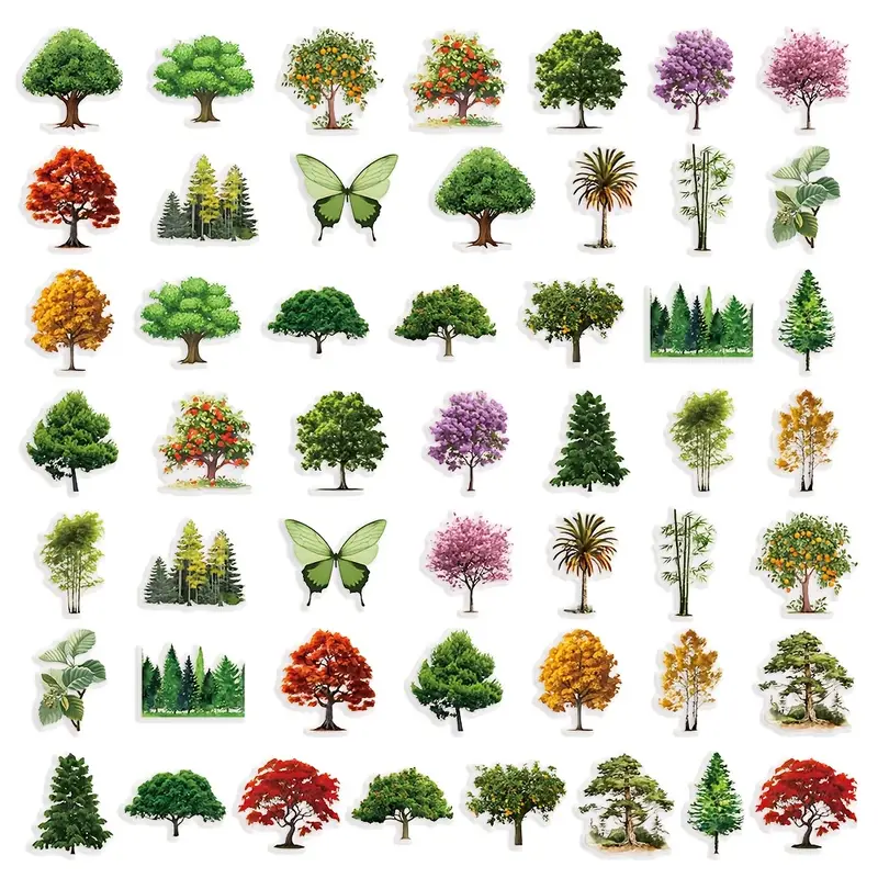 Transparent Flower Theme Stickers (10 pcs) - Image 7