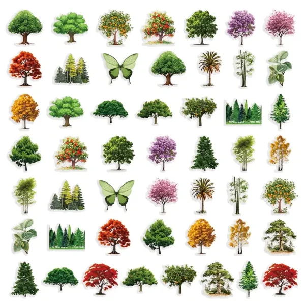 Transparent Flower Theme Stickers (10 pcs) - Image 8